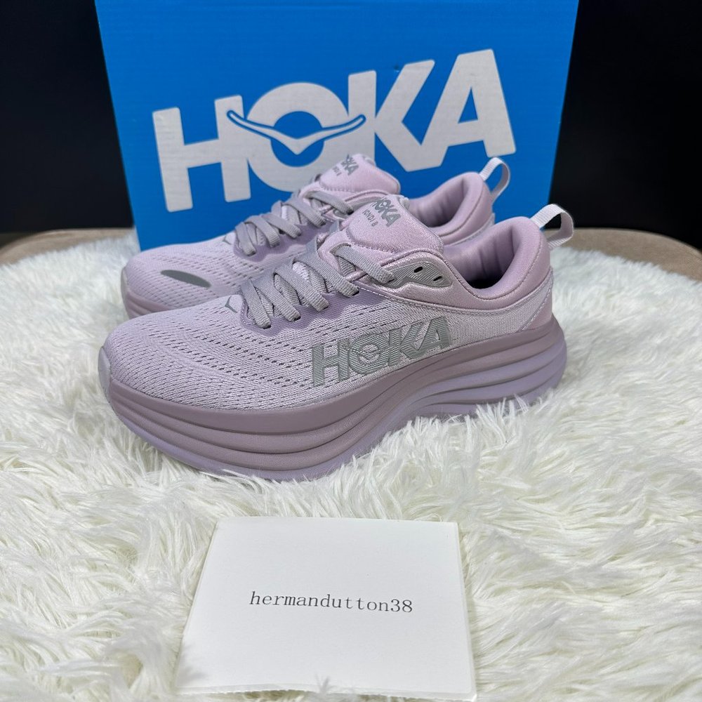Hoka Bondi 8 Women's Purple/Pink Running Shoes